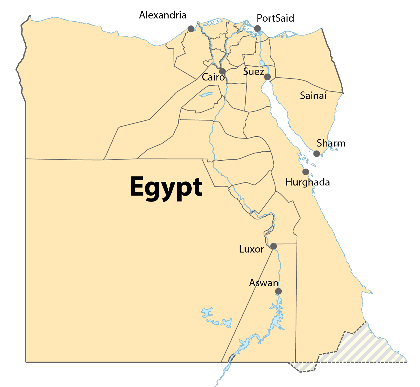 Egypt location map